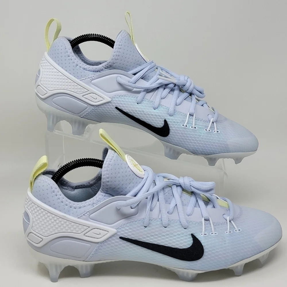 Nike Mens Sz 11 Huarache Elite 9 Low LAX SE Lacrosse Cleat  Grey FV6147 New